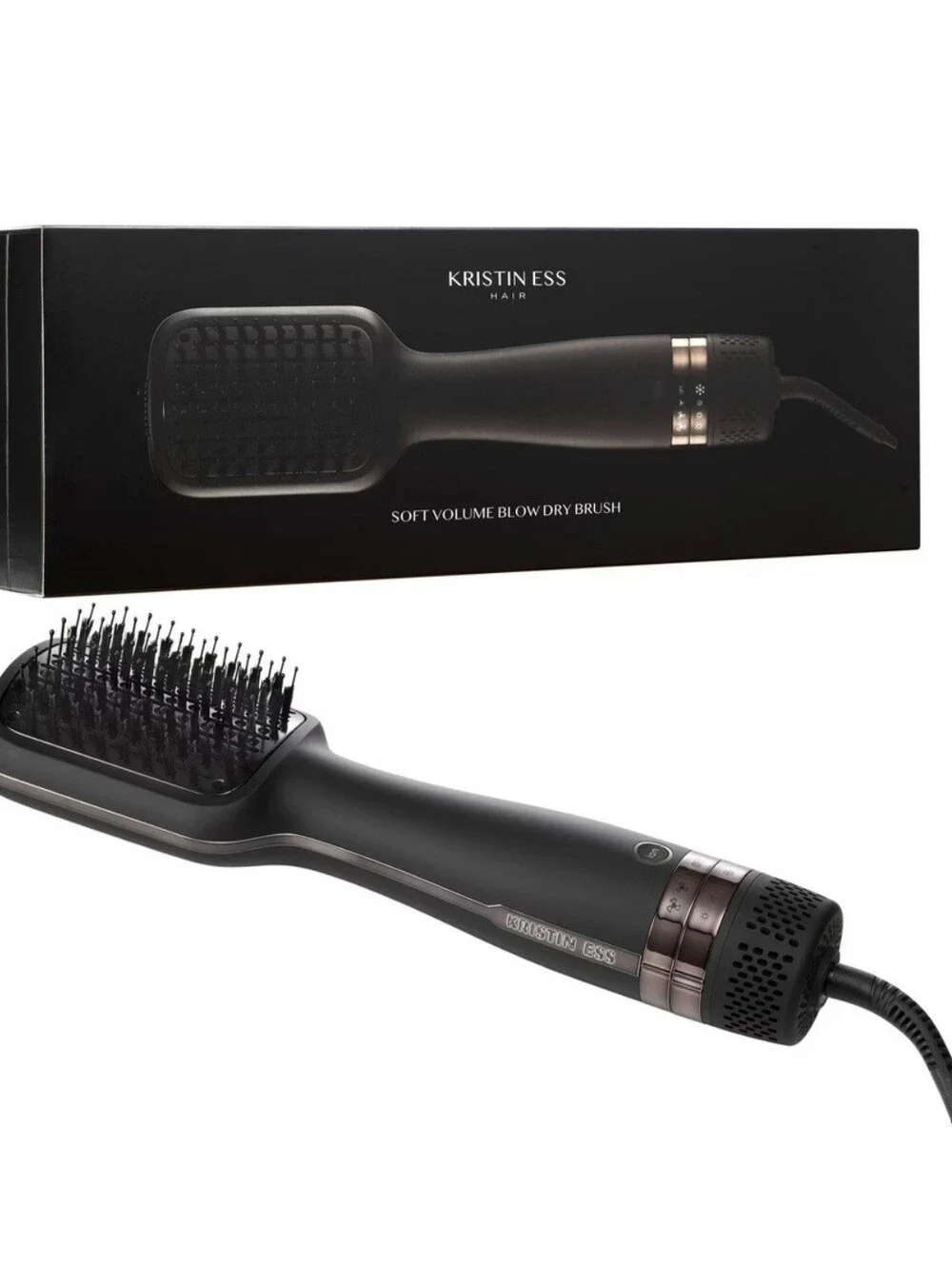 Kristin Ess Blow Dry Hair Brush - 1500 Watts: Volumizing, For All Hair Types, 1